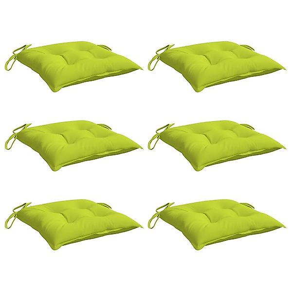 vidaXL Sitzauflage Palettenkissen 6 Stk. Hellgrün günstig online kaufen
