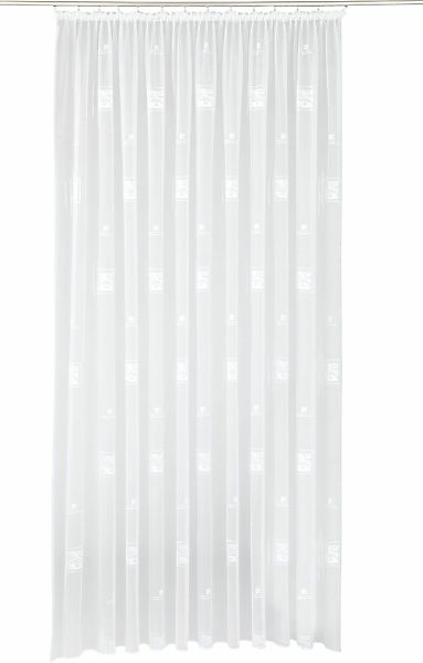 Weckbrodt Gardine "Alexa" Smokband 1 Stk. tlg. Jacquard, strukturiert,halbt günstig online kaufen