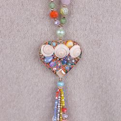 MIRROSI Lange Kette Damen Halskette mit günstig online kaufen