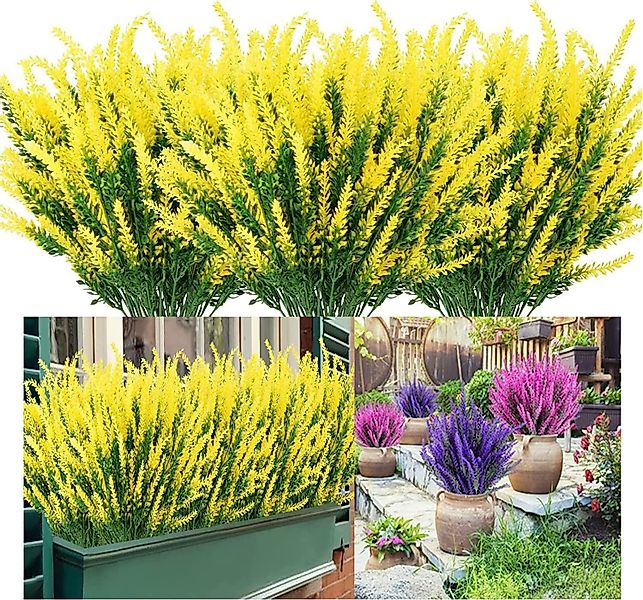 Kunstblumenstrauß 6/12 Sträuße Kunstlavendelblumen, Kunstlavendelstrauß, Ku günstig online kaufen