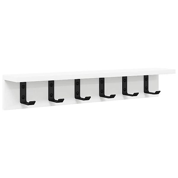 vidaXL Regal Wandmontierter Kleiderständer Weiß 60 günstig online kaufen