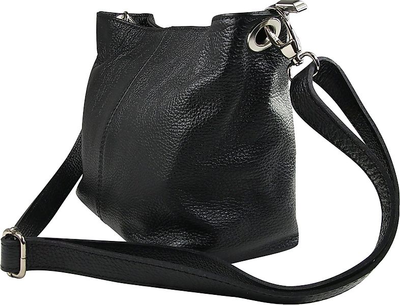 Toscanto Schultertasche Toscanto Tasche schwarz Leder günstig online kaufen