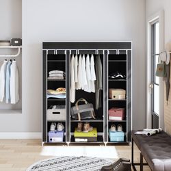Mondeer Stoffschrank Kleiderschrank mit Kleiderstange, 3 günstig online kaufen