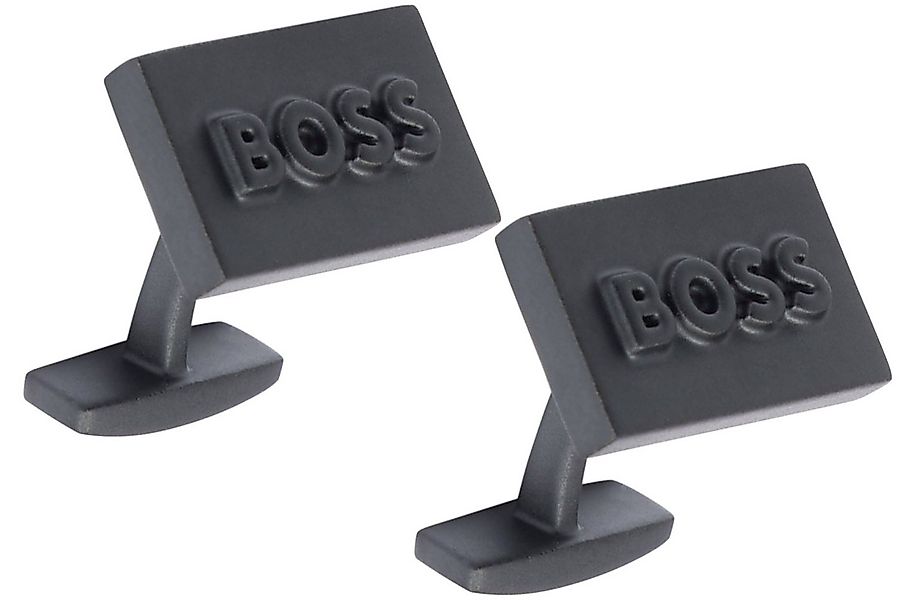 BOSS Manschettenknöpfe Manschettenknöpfe Schwarz Rechteckig B-Blackboss günstig online kaufen