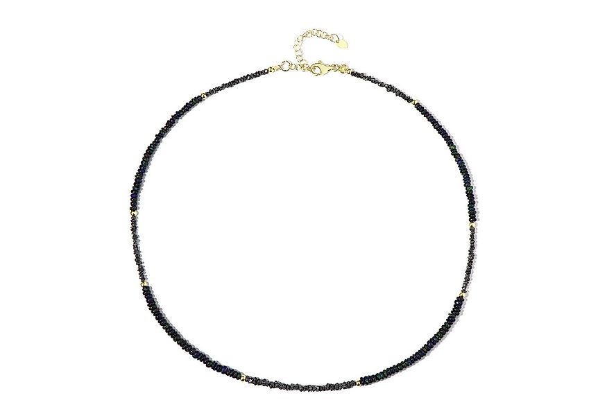Cavill Silberkette Cavill Kette, 20,63 ct schwarze Diamanten & Opale, Gold- günstig online kaufen