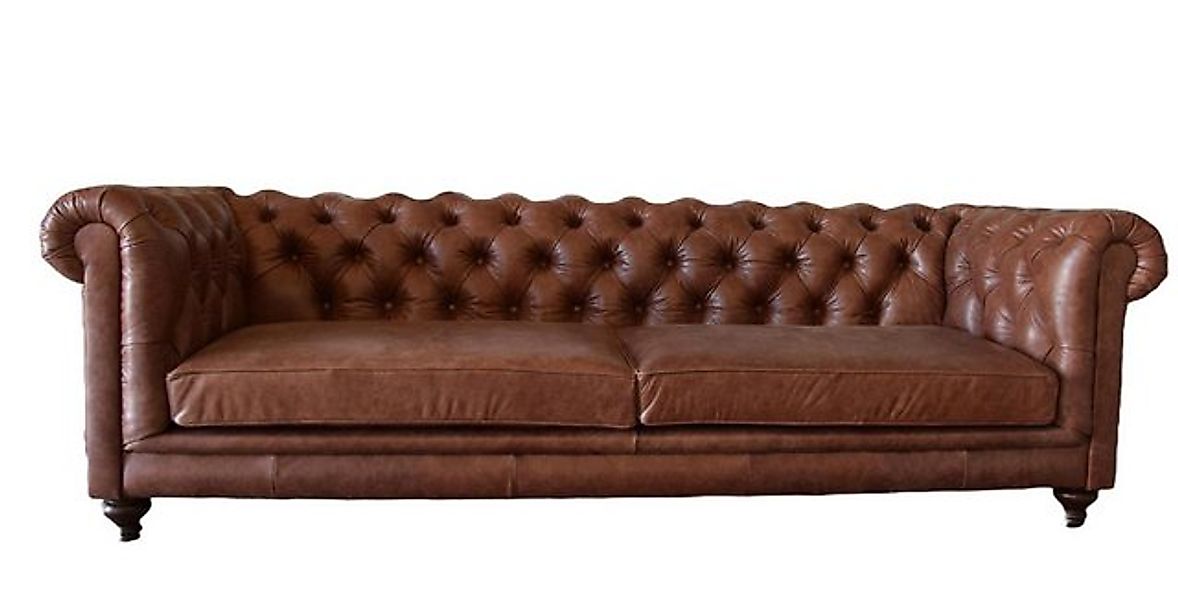 Xlmoebel Bett Dreisitzer Chesterfield-Sofa mit Polsterung aus Stoff und Led günstig online kaufen