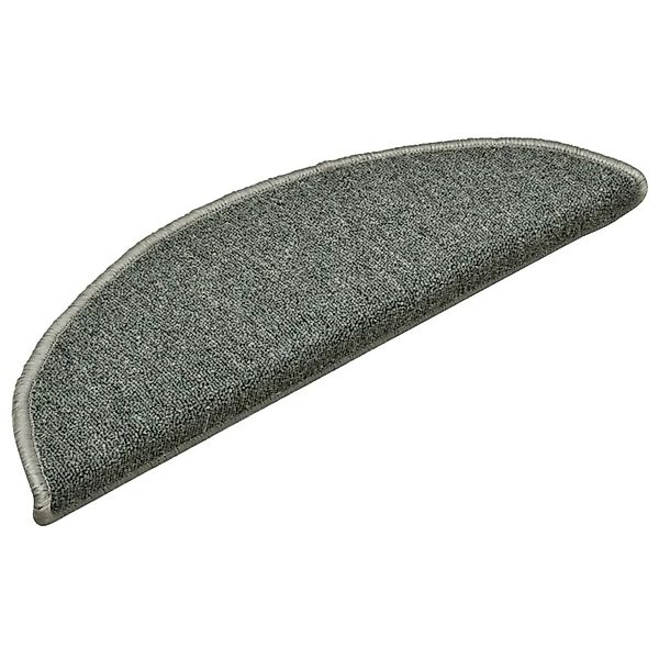 vidaXL Stufenmatten 15 Stk 56x17x3 cm Dunkelgrün Halbrund 322360 günstig online kaufen