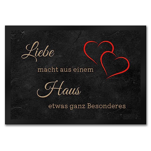 speecheese Fußmatte Liebe macht aus einem günstig online kaufen