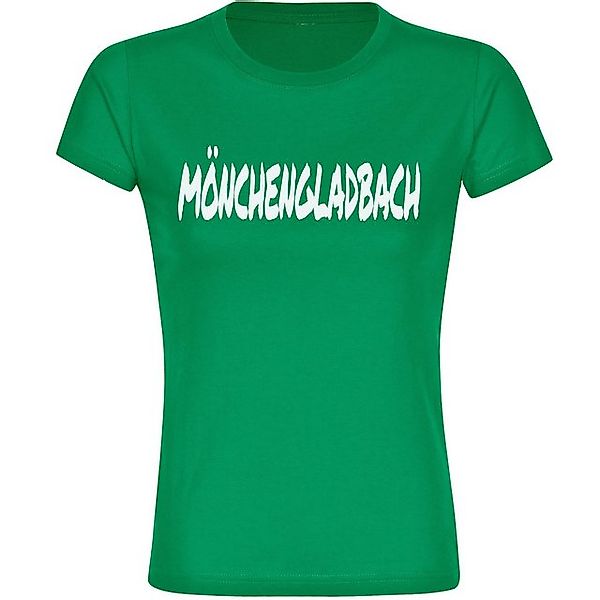 multifanshop T-Shirt Damen Mönchengladbach - Textmarker - Frauen günstig online kaufen