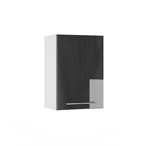 Vicco Badschrank Fame-Line Anthrazit Hochglanz/Weiß 50 x 72 cm günstig online kaufen