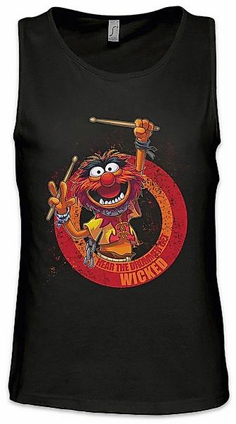 Urban Backwoods Tanktop Wicked Drummer Ärmelloses T-Shirt Schlagzeuger Drum günstig online kaufen