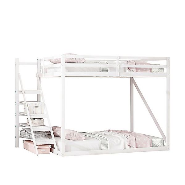 OKWISH Etagenbett Kinderbett Holzbett Tagesbett Hochbett (mit Lattenrost ge günstig online kaufen