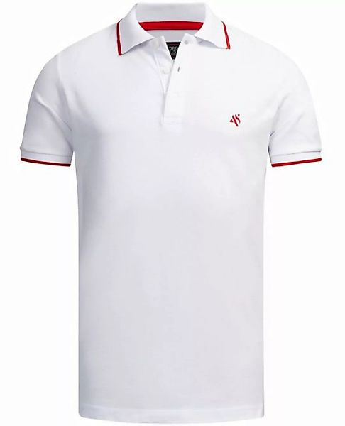 Alessandro Salvarini Poloshirt Herren Polo Shirt ASAdrianii mit gesticktem günstig online kaufen