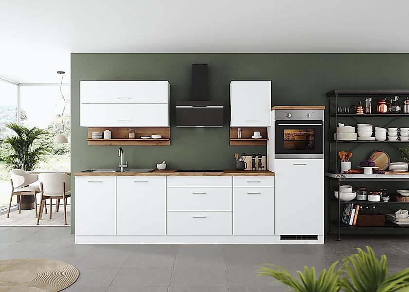 KOCHSTATION Küchenzeile KS-Milan, 300 cm breit, günstig online kaufen