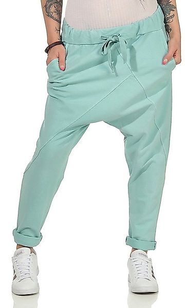 CLEO STYLE Jogginghose Damen Jogginghose 104 Mint Elastikbund mit Tunnelzug günstig online kaufen