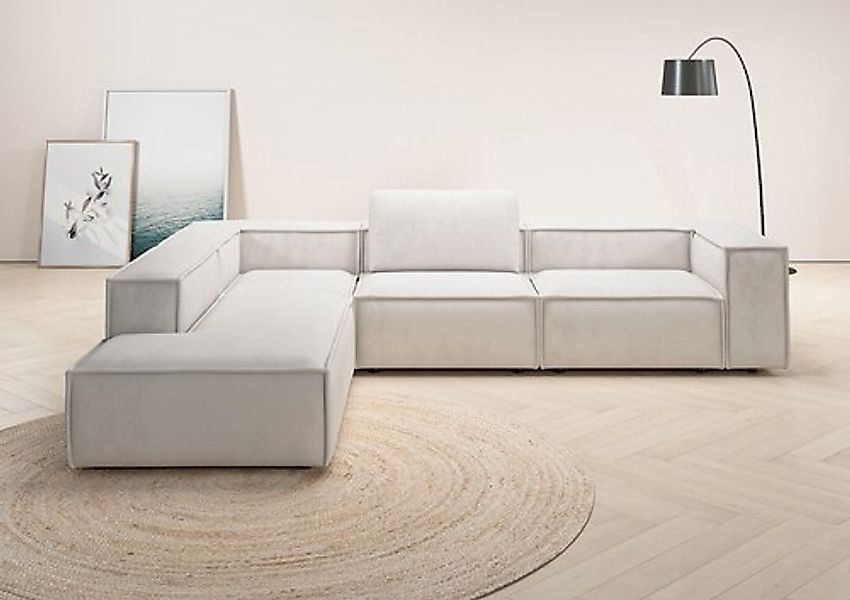 Places of Style Ecksofa »Watertown moderne L-Form«, Breite 311 cm günstig online kaufen