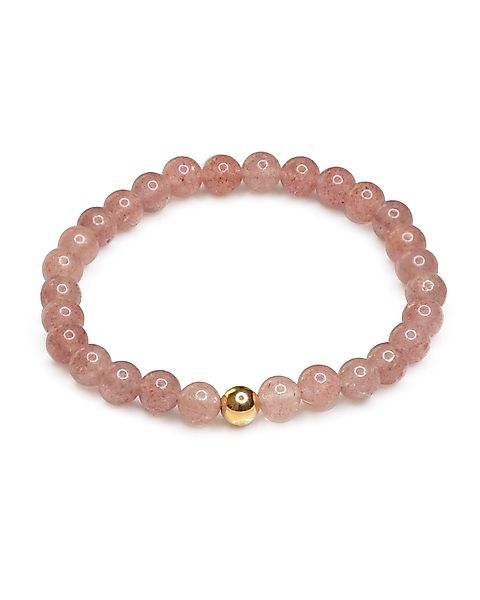 MayTree Armband Erdbeerquarz 19-21cm (Stück, 1-tlg), günstig online kaufen