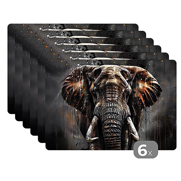 MuchoWow Platzset Elefant - Aquarell - günstig online kaufen