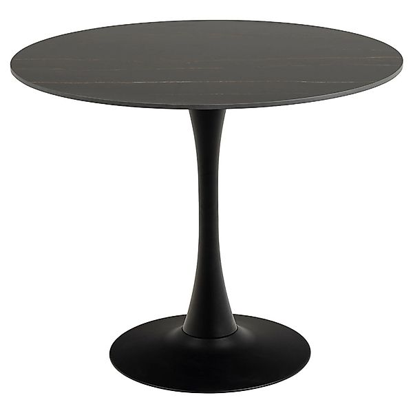 ebuy24 Malta Esstisch 90x90cm Schwarz günstig online kaufen