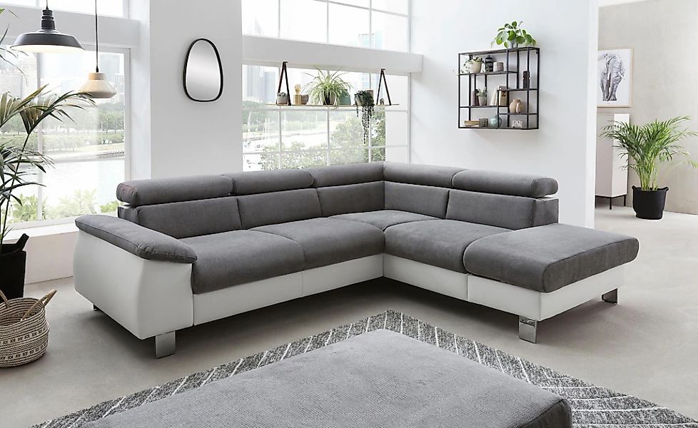 COTTA Polstergarnitur "Komaris L-Form", (Set), Set bestehend aus: Ecksofa m günstig online kaufen