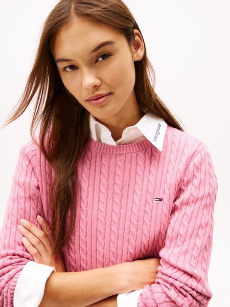 Tommy Jeans Strickpullover TJW CABLE ESSENTIAL günstig online kaufen