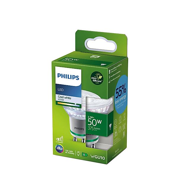 Philips LED-Leuchtmittel GU10 - GU10, Neutralweiß günstig online kaufen