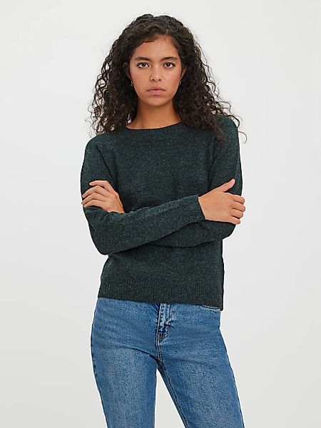 Vero Moda Rundhalspullover VMDOFFY LS O-NECK BLOUSE GA NOOS Materialmix, re günstig online kaufen
