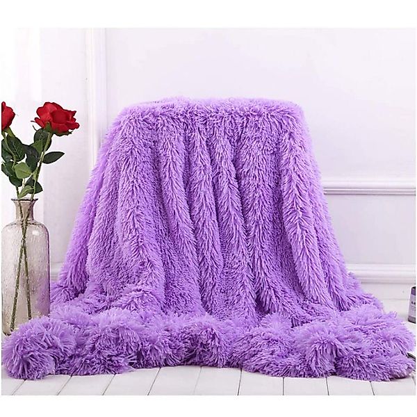 Wohndecke Super Weiche lange Zotteldecke, Flauschig günstig online kaufen