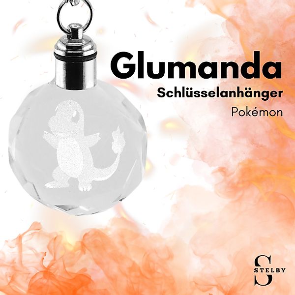Stelby Schlüsselanhänger mit Gravur Pokemon Glumanda günstig online kaufen