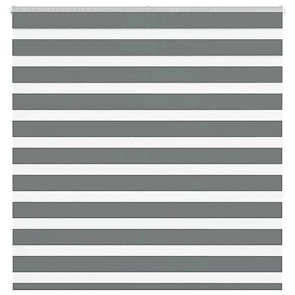 vidaXL Doppelrollo Dunkelgrau 140x150 cm Stoffbreite 135,9 cm Polyester 401 günstig online kaufen