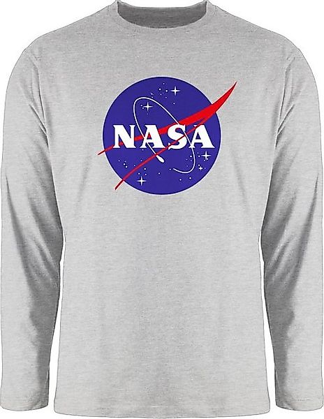 Shirtracer Rundhalsshirt Nasa Meatball Logo I NASA Raumfahrt Sprüche Statem günstig online kaufen