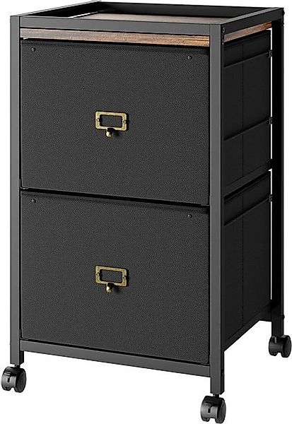 GarveeMore Aktenschrank Aktenschrank mit 2/4 Schubladen, mobiler Aktenschra günstig online kaufen