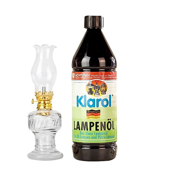 shopandmarry Windlicht 1x Öllampe aus Glas, günstig online kaufen
