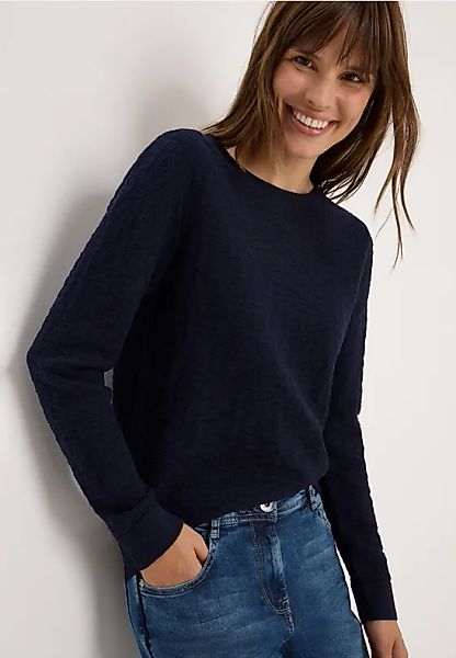 CECIL Leo Strukturpullover günstig online kaufen
