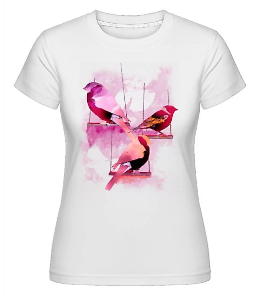 Vogel Schaukeln · Shirtinator Frauen T-Shirt günstig online kaufen