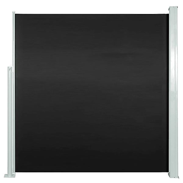 furnicato Seitenmarkise Ausziehbar 140x300 cm Schwarz günstig online kaufen