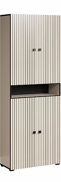 welltime Hochschrank "Amrum", Breite 40cm, geräumiger Hochschrank Eiche Ril günstig online kaufen