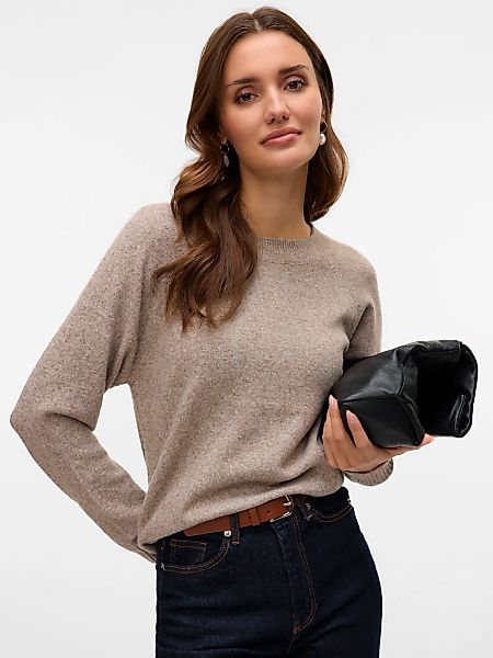 Vero Moda Rundhalspullover VMDOFFY LS O-NECK BLOUSE GA NOOS Materialmix, re günstig online kaufen