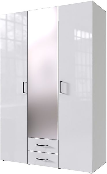 Wimex Drehtürenschrank »Mugano« mit langen oder kurzen Griffen aus Metall, günstig online kaufen