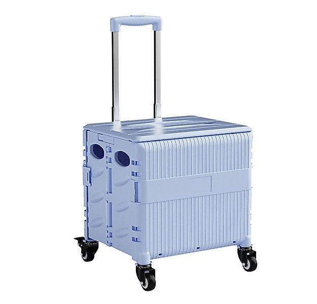 GLIESE Einkaufstrolley 45L Klappbarer Einkaufswagen mit 4 Schwenkrädern für günstig online kaufen
