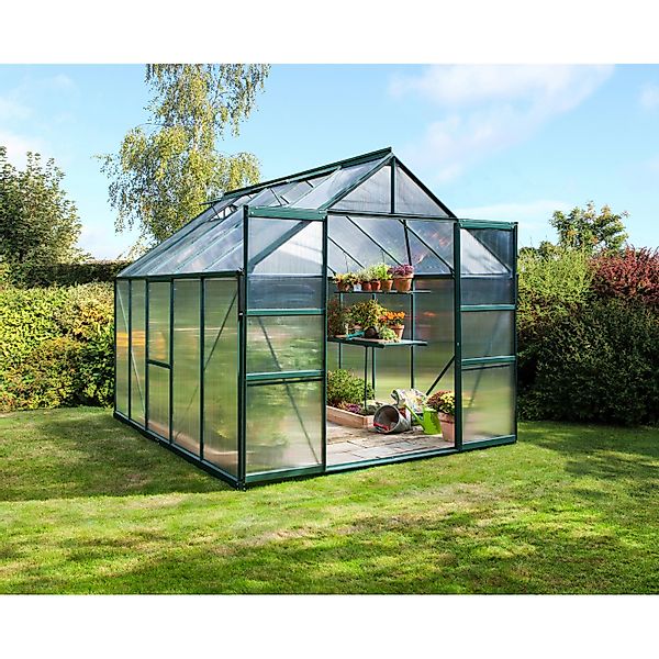 Vitavia Gewächshaus Meridian 8300 Smaragd 8,3 m² inkl. Fundament günstig online kaufen
