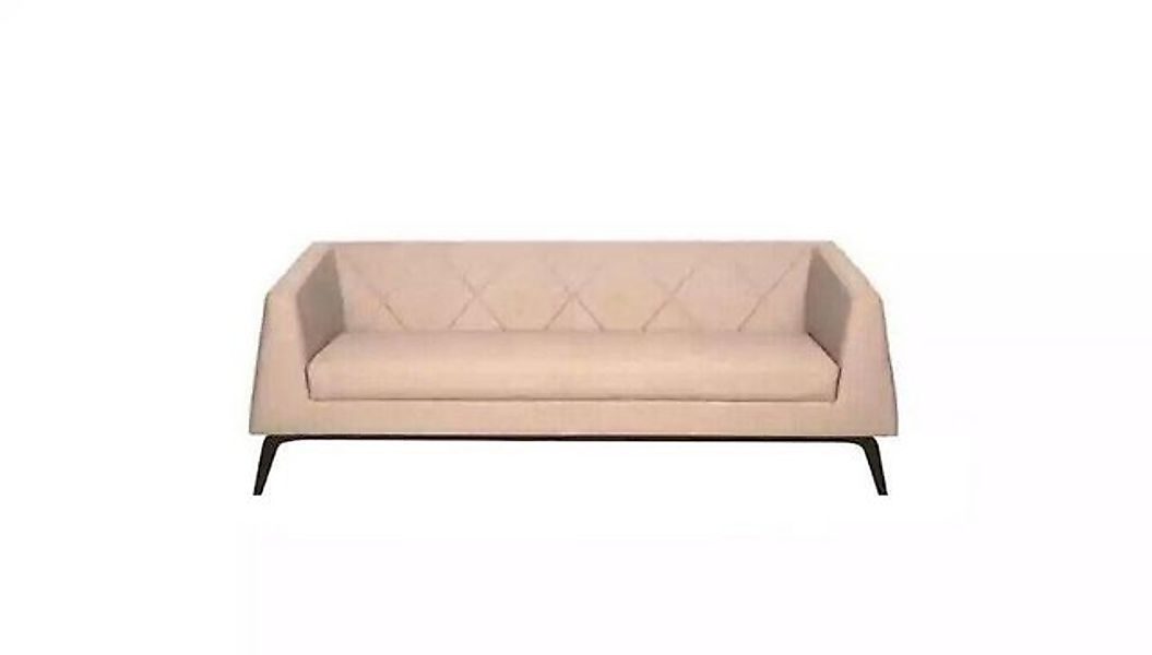 JVmoebel Sofa Beiger Dreisitzer Luxus Polstermöbel Sofas Einrichtungsmöbel, günstig online kaufen