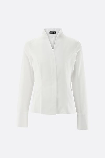 Kelchkragenbluse aus Popeline günstig online kaufen