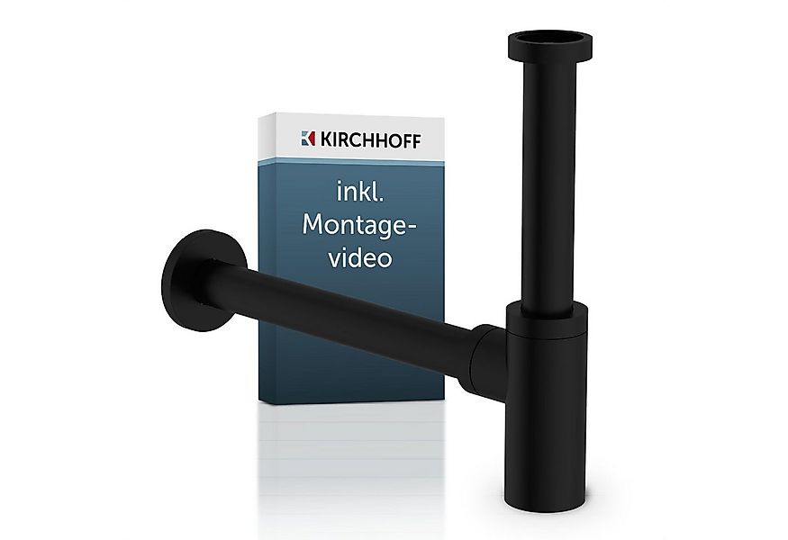 Kirchhoff Siphon Siphon Design Flaschensiphon inkl. Reinigungsöffnung, Röhr günstig online kaufen