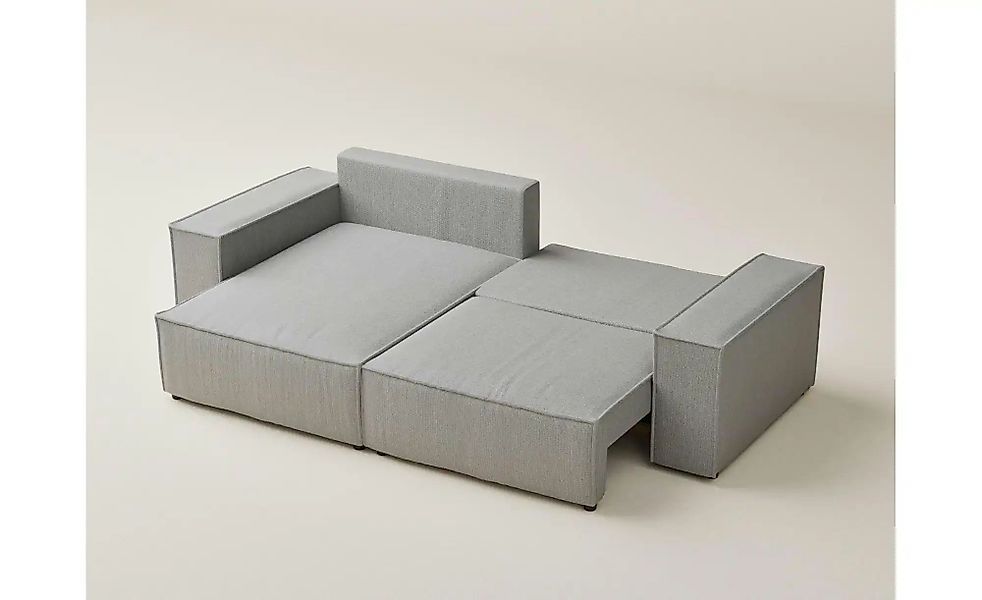 Ecksofa  Moyo ¦ grau ¦ Maße (cm): B: 255 H: 70 Polstermöbel > Sofas > 3-Sit günstig online kaufen