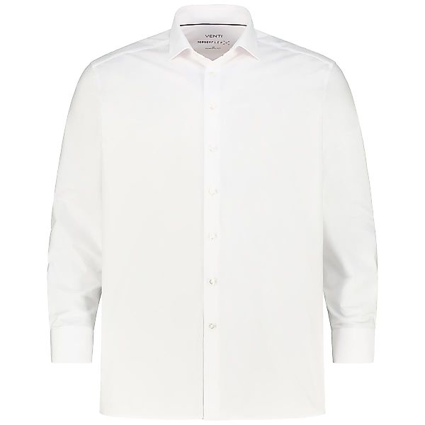 VENTI Businesshemd aus Stretch-Jersey Farbe weiß Größe: 46 günstig online kaufen