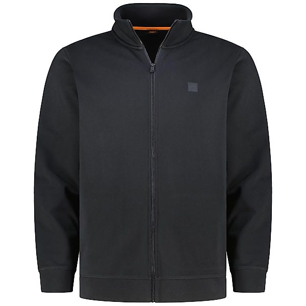 BOSS Sweatjacke aus Baumwolle Farbe schwarz Größe: 6XL günstig online kaufen