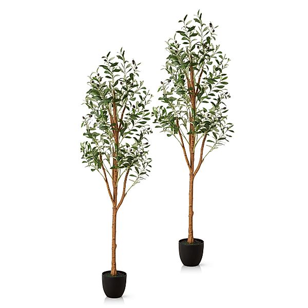 Kunstbaum Künstlicher Olivenbaum, Kunstpflanze Olivenbaum künstlich günstig online kaufen