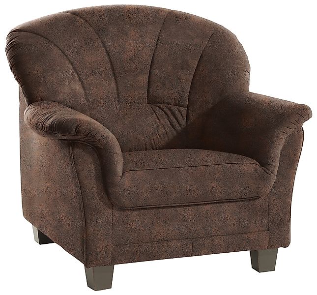 Home affaire Sessel "Camelita zeitlos, bequeme Armlehnen, auch in Leder, Br günstig online kaufen