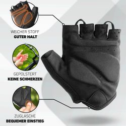 Valkental Fahrradhandschuhe Fingerlose Radhandschuhe für Herren günstig online kaufen